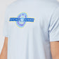 mens light blue graphic tee