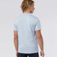 mens light blue graphic tee