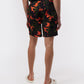 MENS PLANO CAMO PRINT LONG SWIM TRUNK - B6W376Z1PO