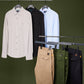 MENS ASTOR KNIT OXFORD LONG SLEEVE SHIRT - B6C821Z1PC