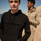 MENS ROYCE FLOCKING HOODIE  - B6H226W1FT