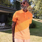 MENS BISCAYNE PRINTED FASHION POLO - B6K403W1PC