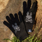 MENS MERINO WOOL GLOVES WITH TECH FINGER - B6A998U1GL
